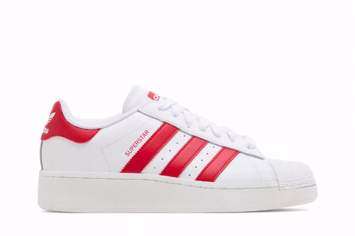 Adidas Superstar XLG White Scarlet, view 2