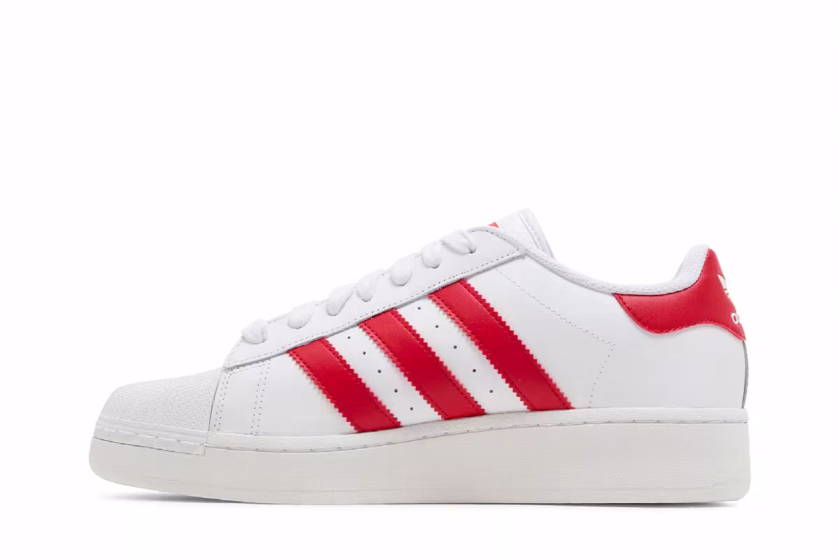 Adidas Superstar XLG White Scarlet, view 4