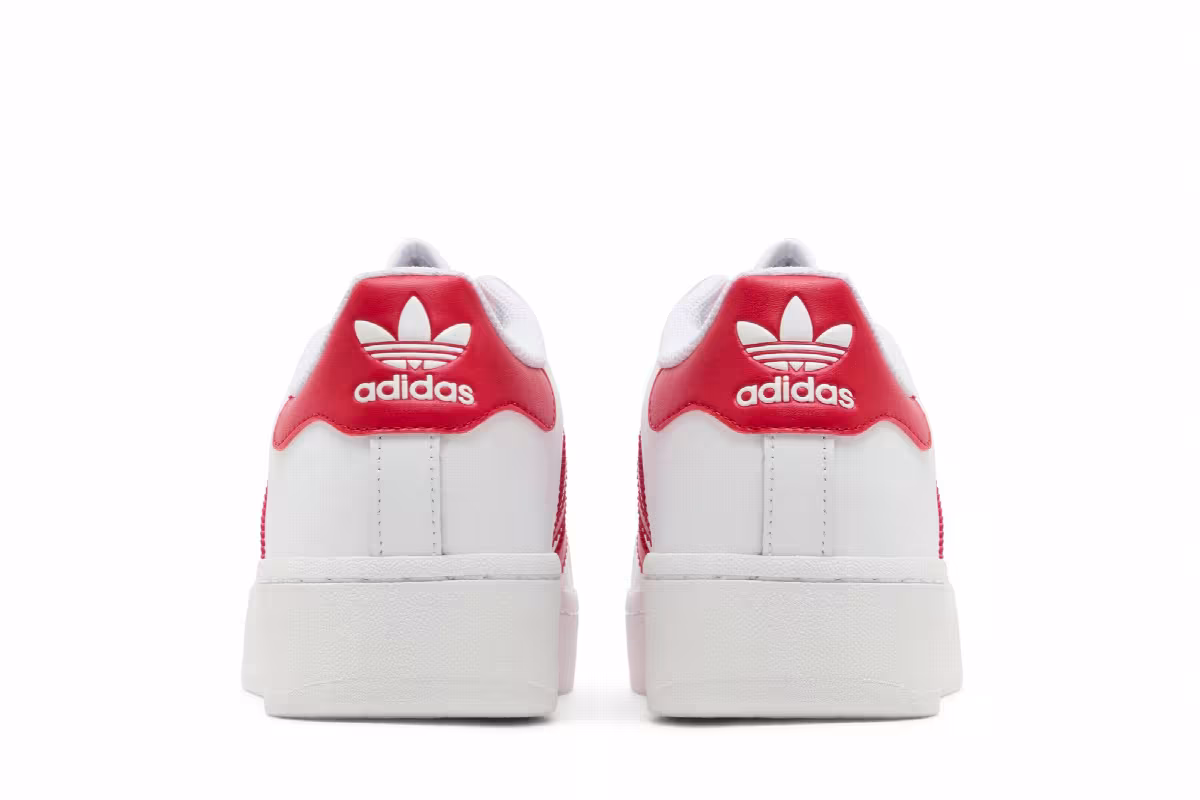 Adidas Superstar XLG White Scarlet, view 7