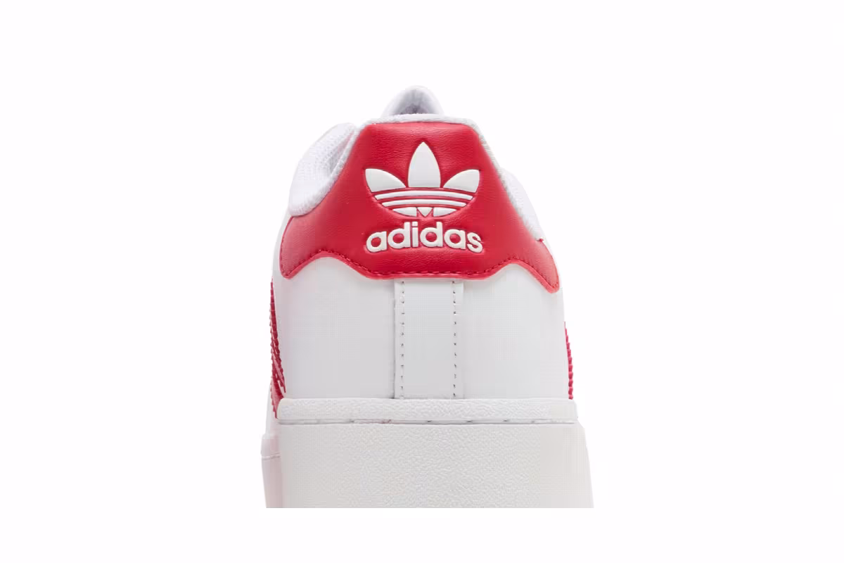 Adidas Superstar XLG White Scarlet, view 8