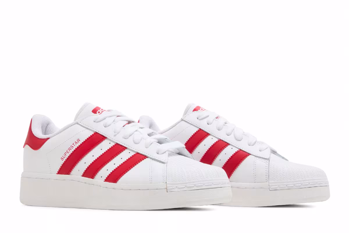 Adidas Superstar XLG White Scarlet, view 9