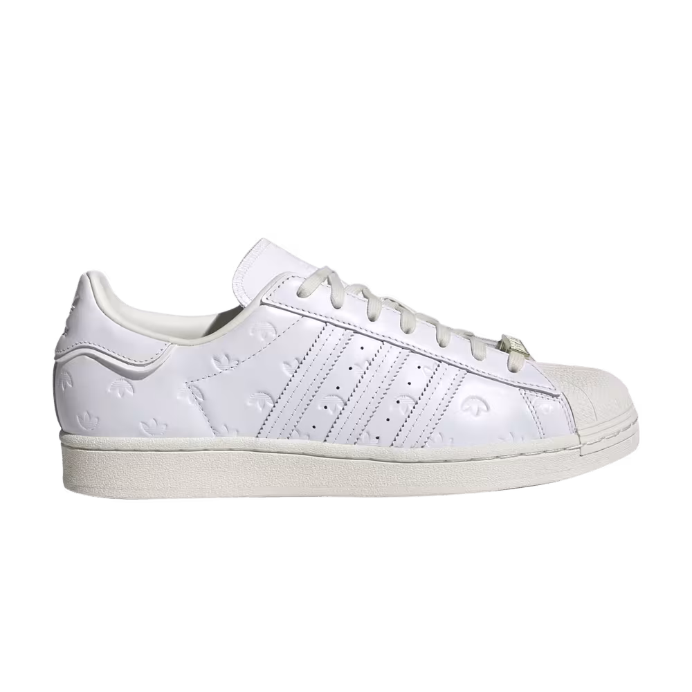 adidas Superstar Allover Debossed Trefoils - White
