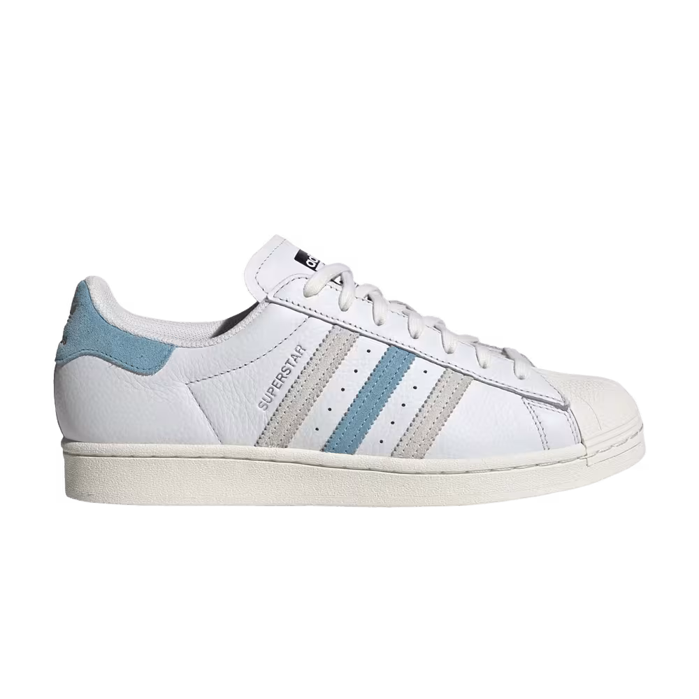 Adidas Superstar Cream White Preloved Blue
