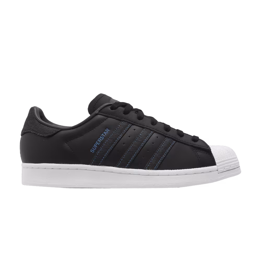 Adidas Superstar Denim Pack - Black Bright Blue
