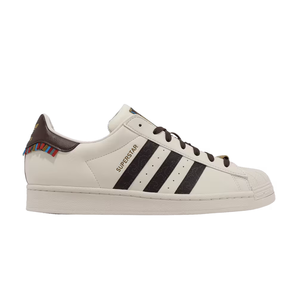 Adidas Superstar Chalk White Brown