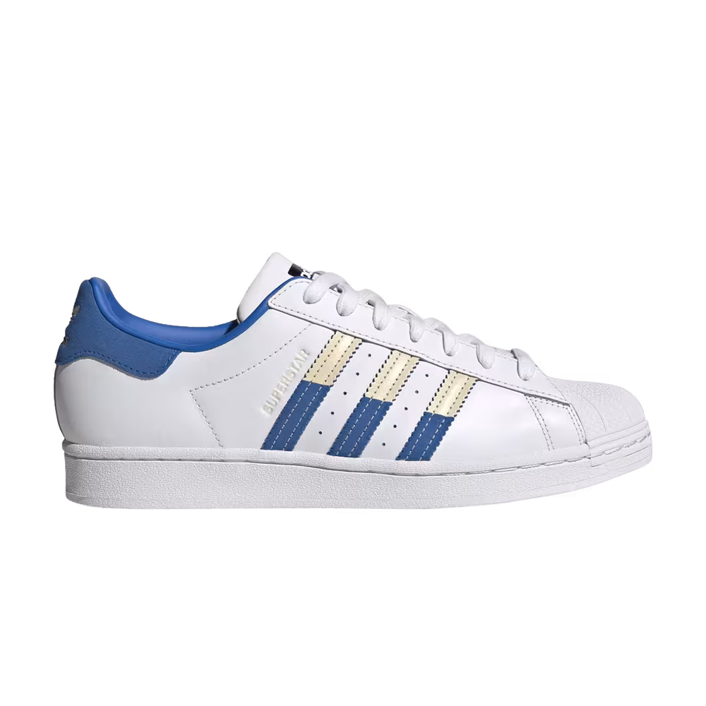 Adidas Superstar White Royal Sand