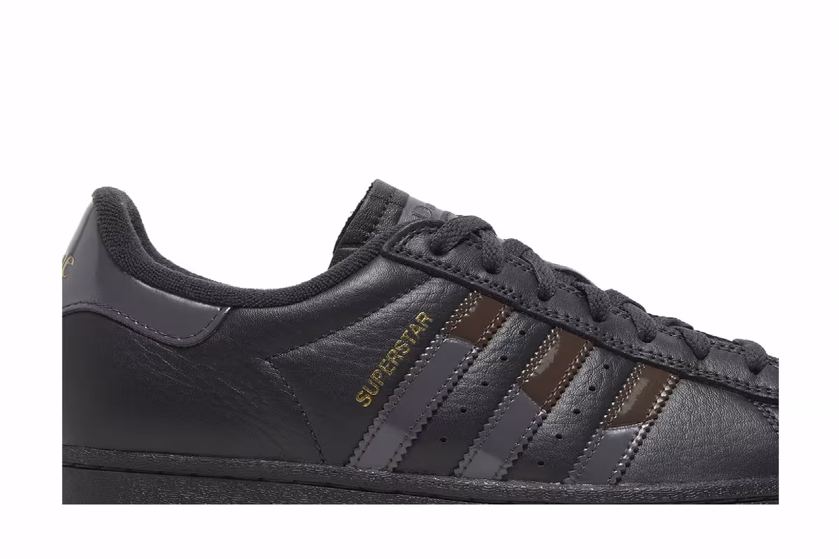 Dime x adidas Superstar ADV Carbon Brown, view 3