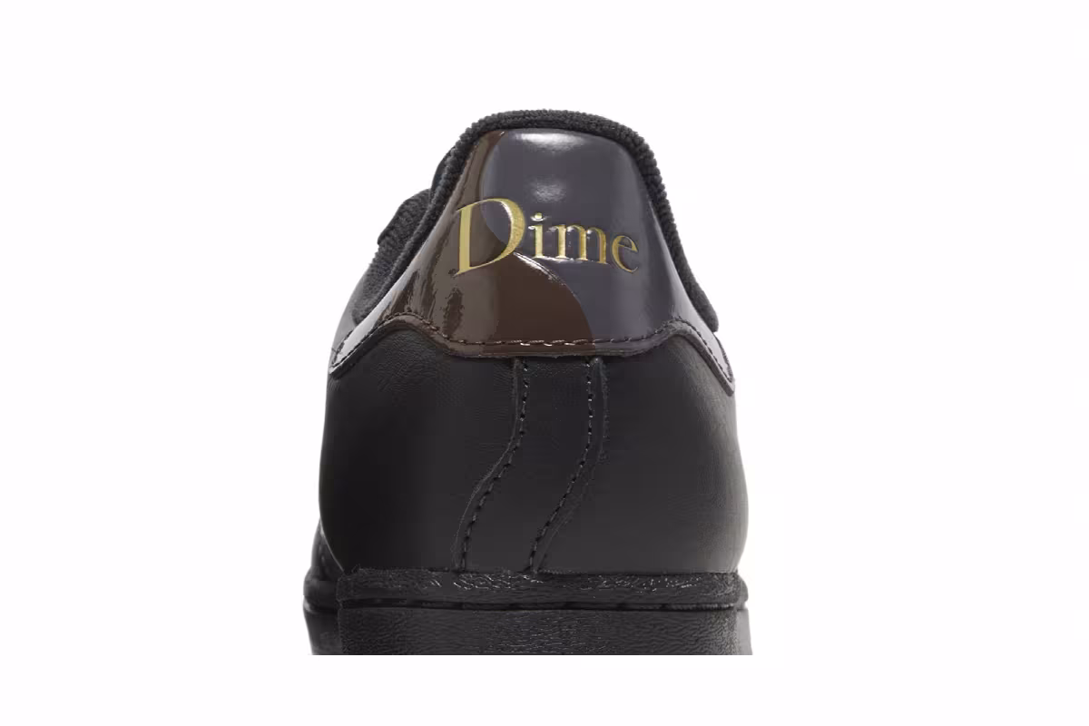 Dime x adidas Superstar ADV Carbon Brown, view 8