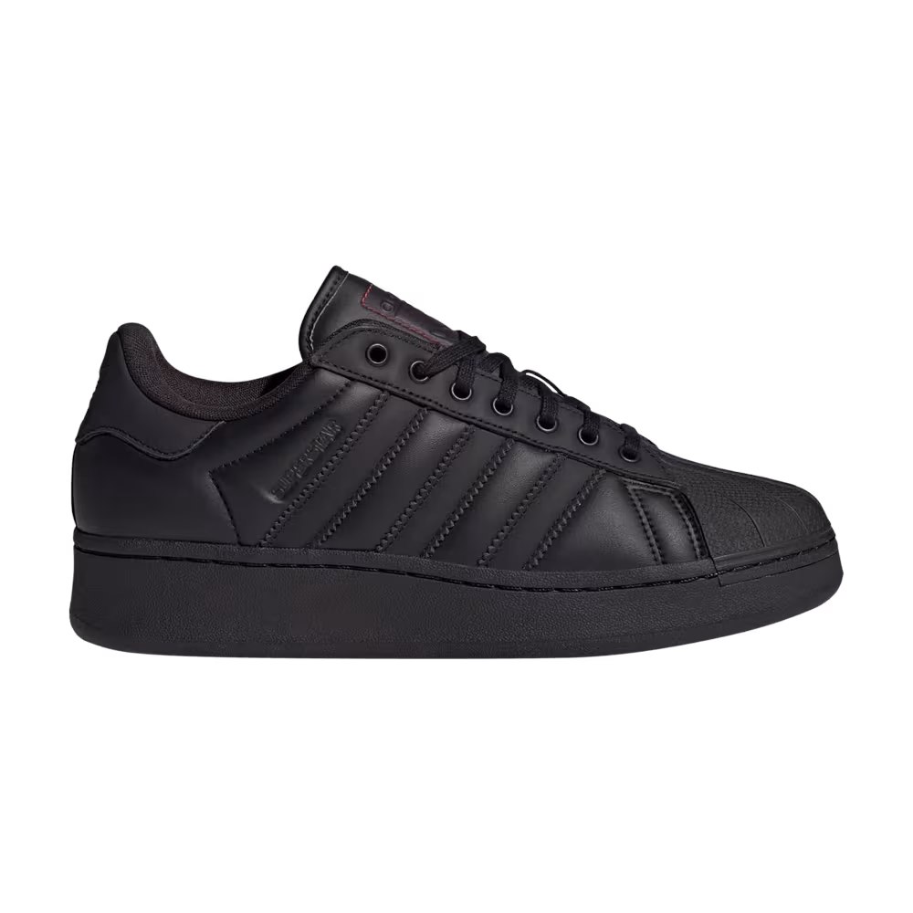 atmos x adidas Superstar XLG Black Red
