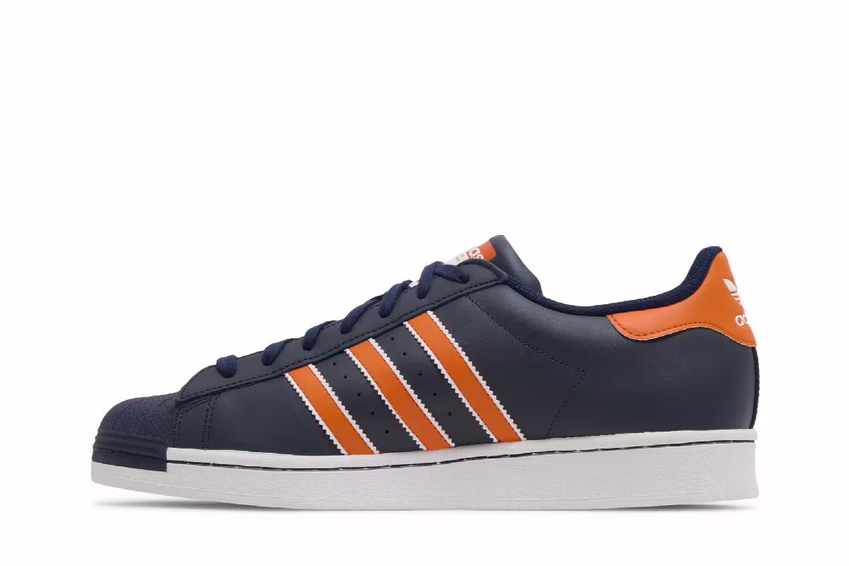adidas Superstar Night Indigo Orange, view 4
