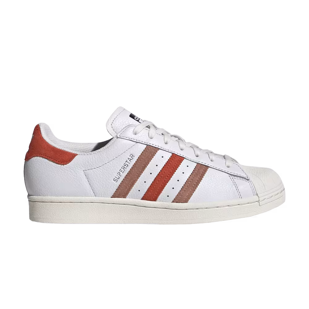 Adidas Superstar Crystal White Preloved Red