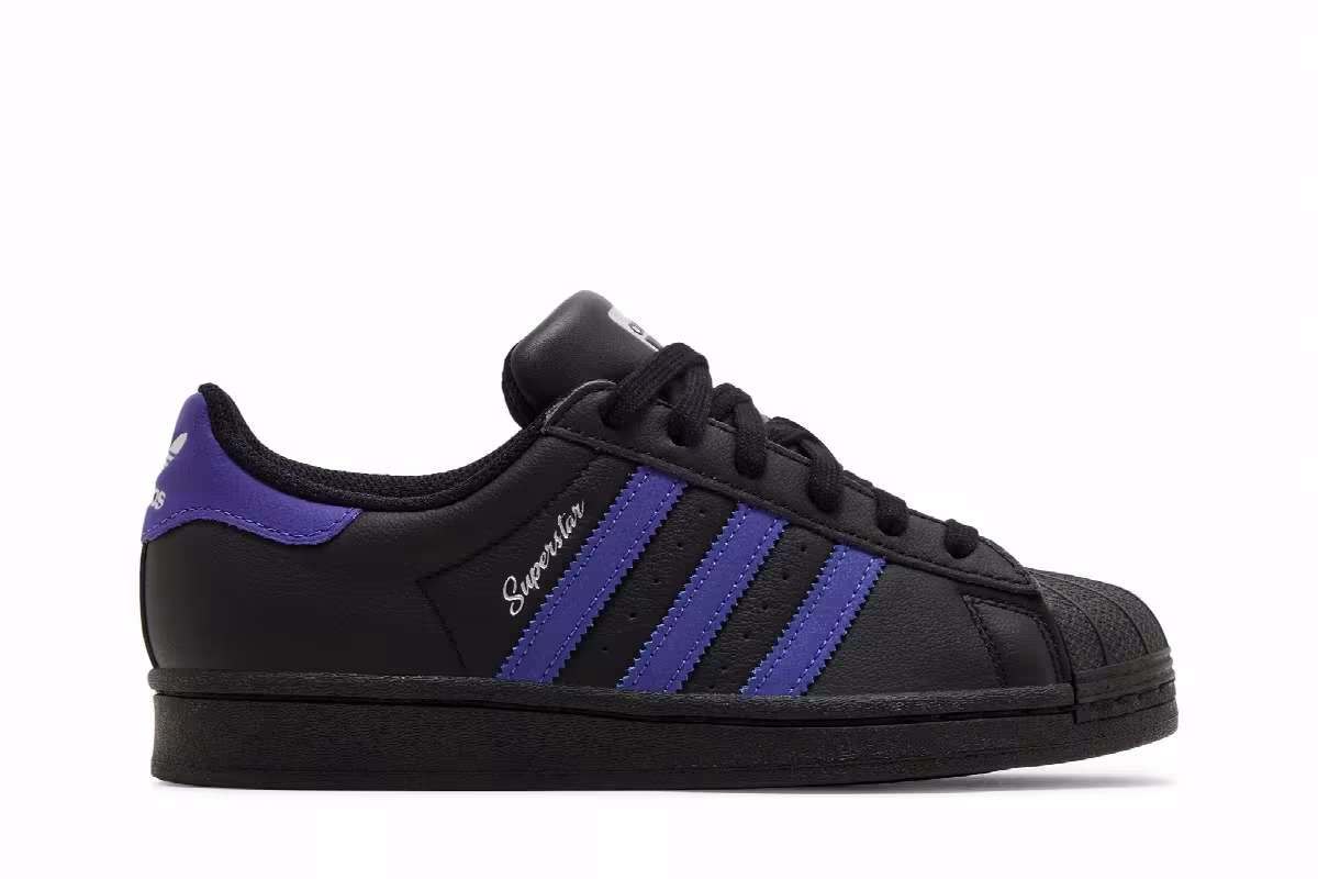 adidas Women's Superstar Black Energy Ink, view 2