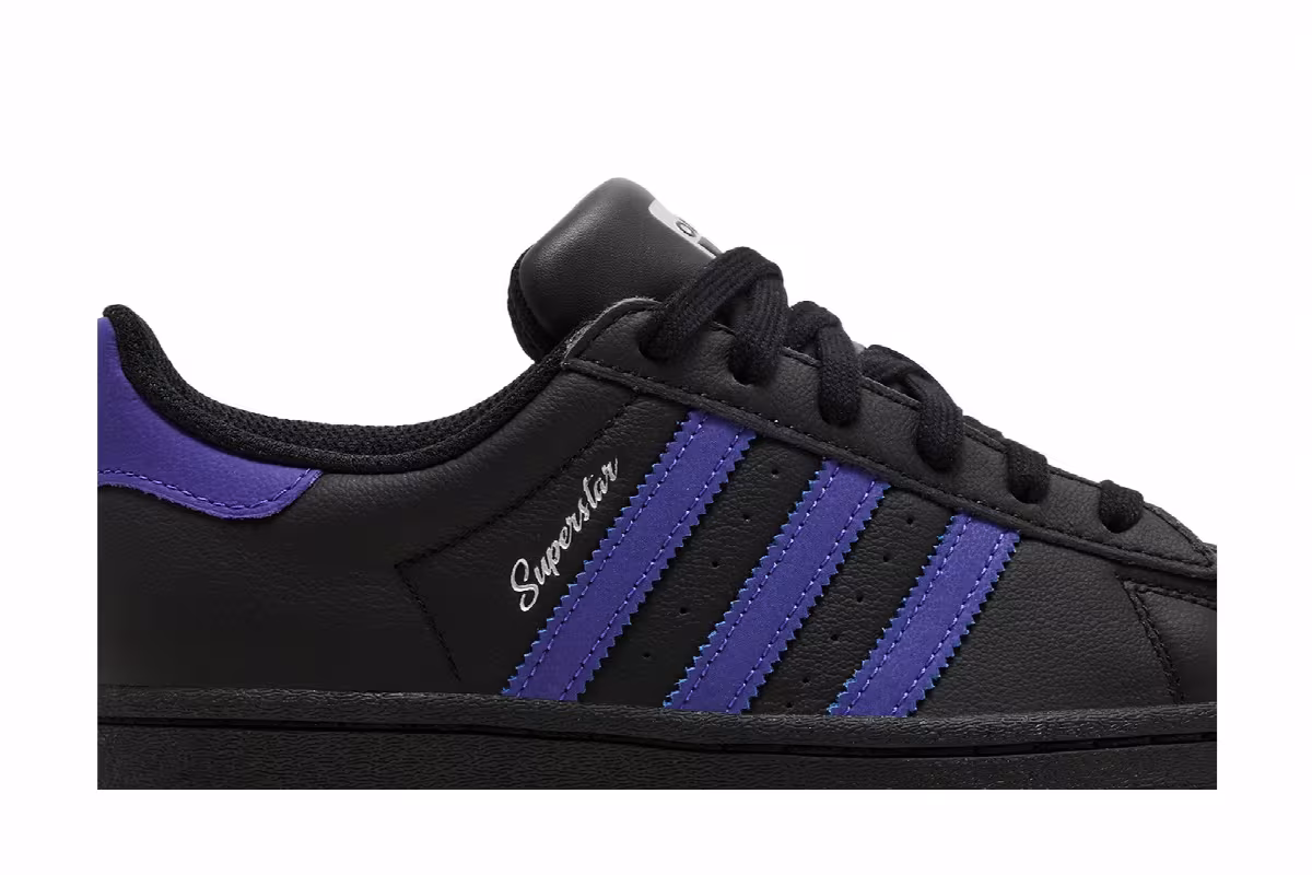 adidas Women's Superstar Black Energy Ink, view 3