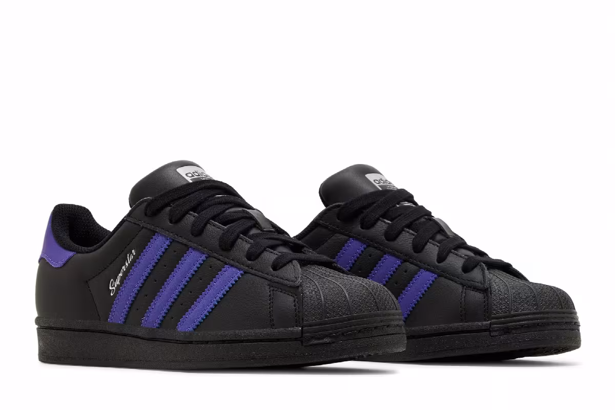 adidas Women's Superstar Black Energy Ink, view 9