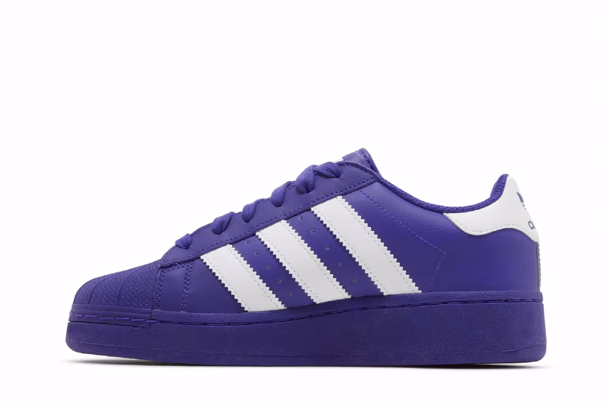 adidas Women's Superstar XLG Purple, view 4