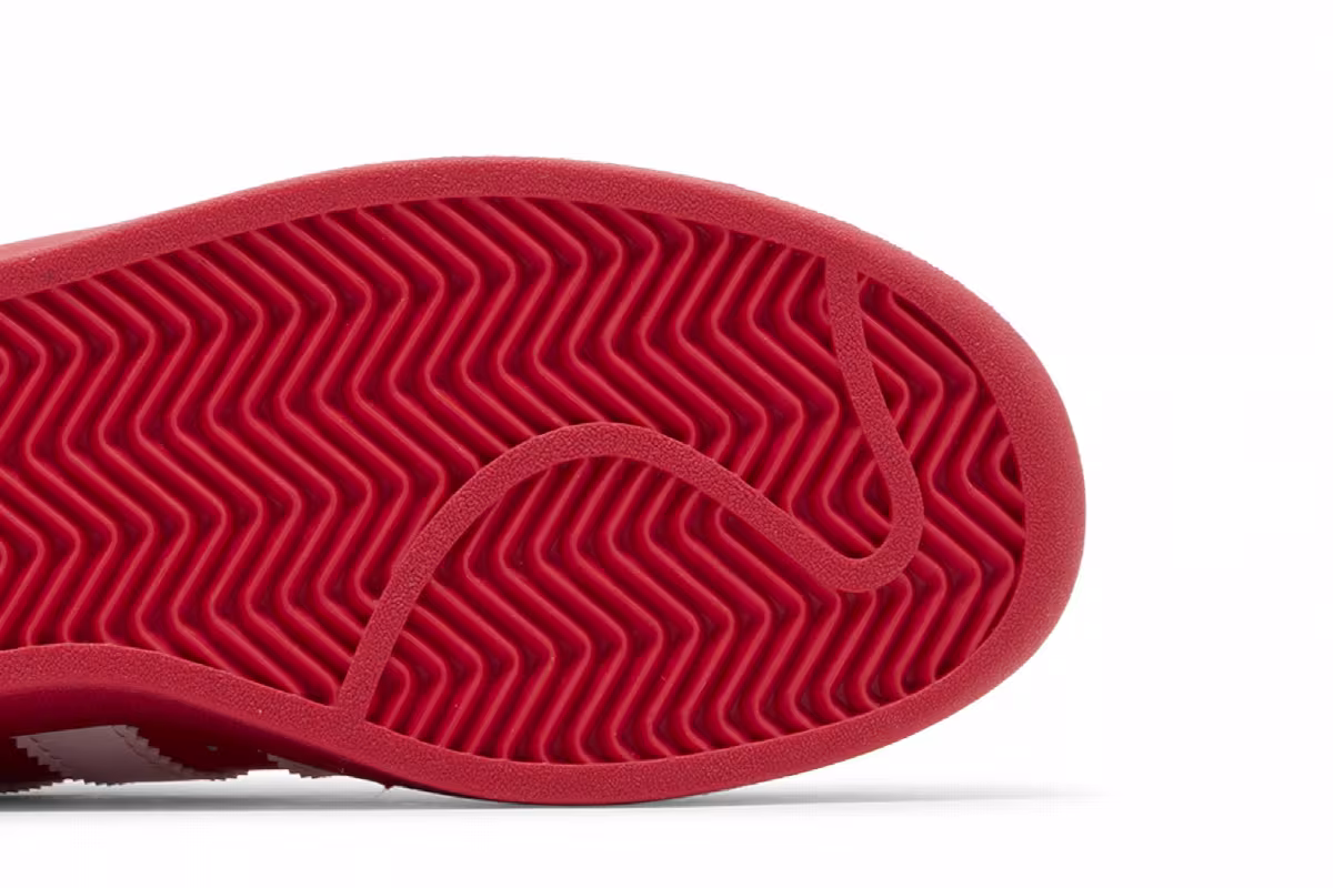 adidas Women's Superstar XLG Red, view 6