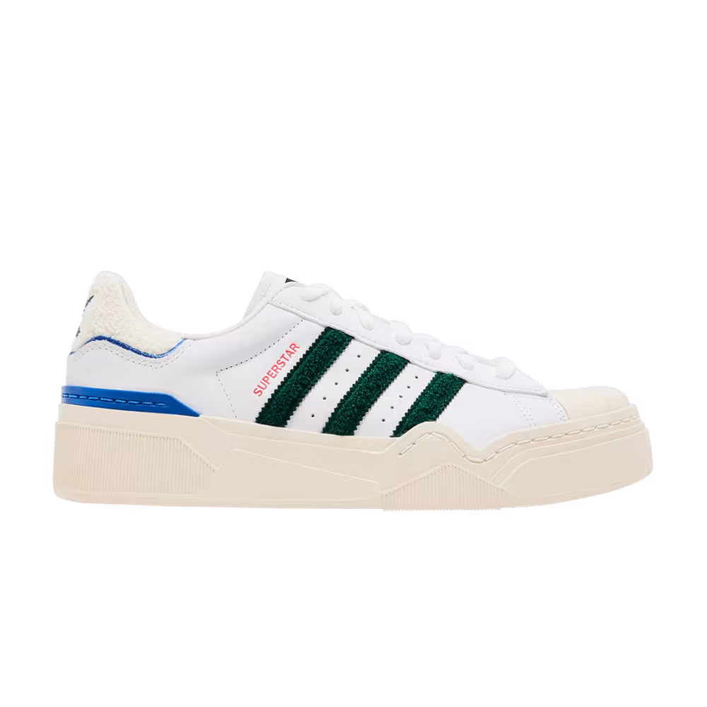 adidas Women's Superstar Bonega 2B White Green Royal