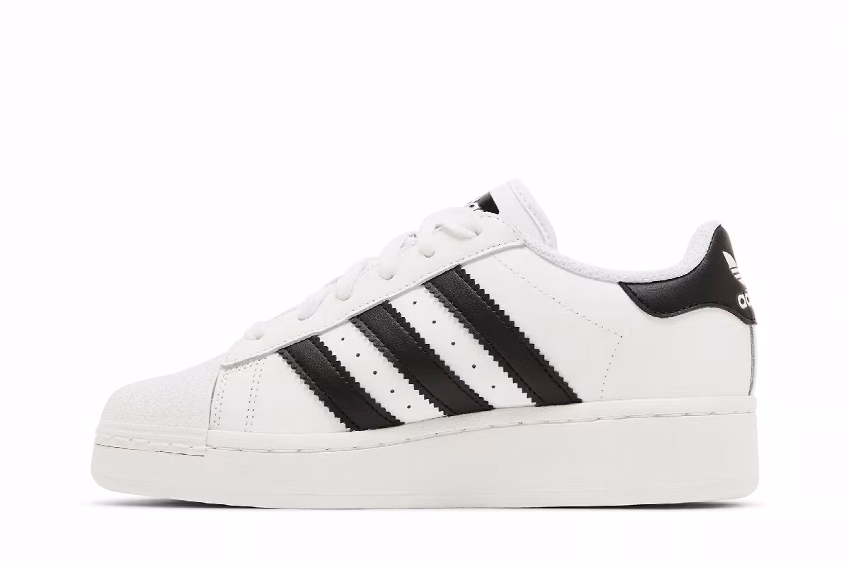 adidas Women's Superstar XLG White Black, view 4