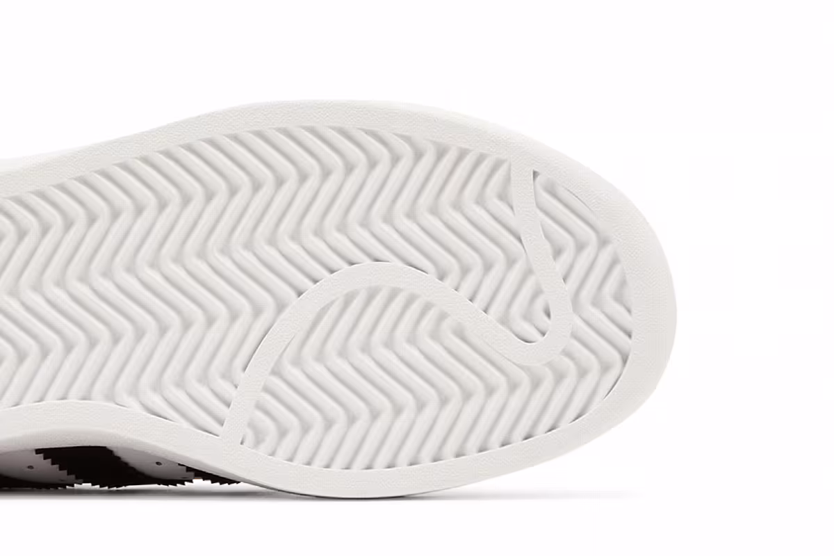 adidas Women's Superstar XLG White Black, view 6