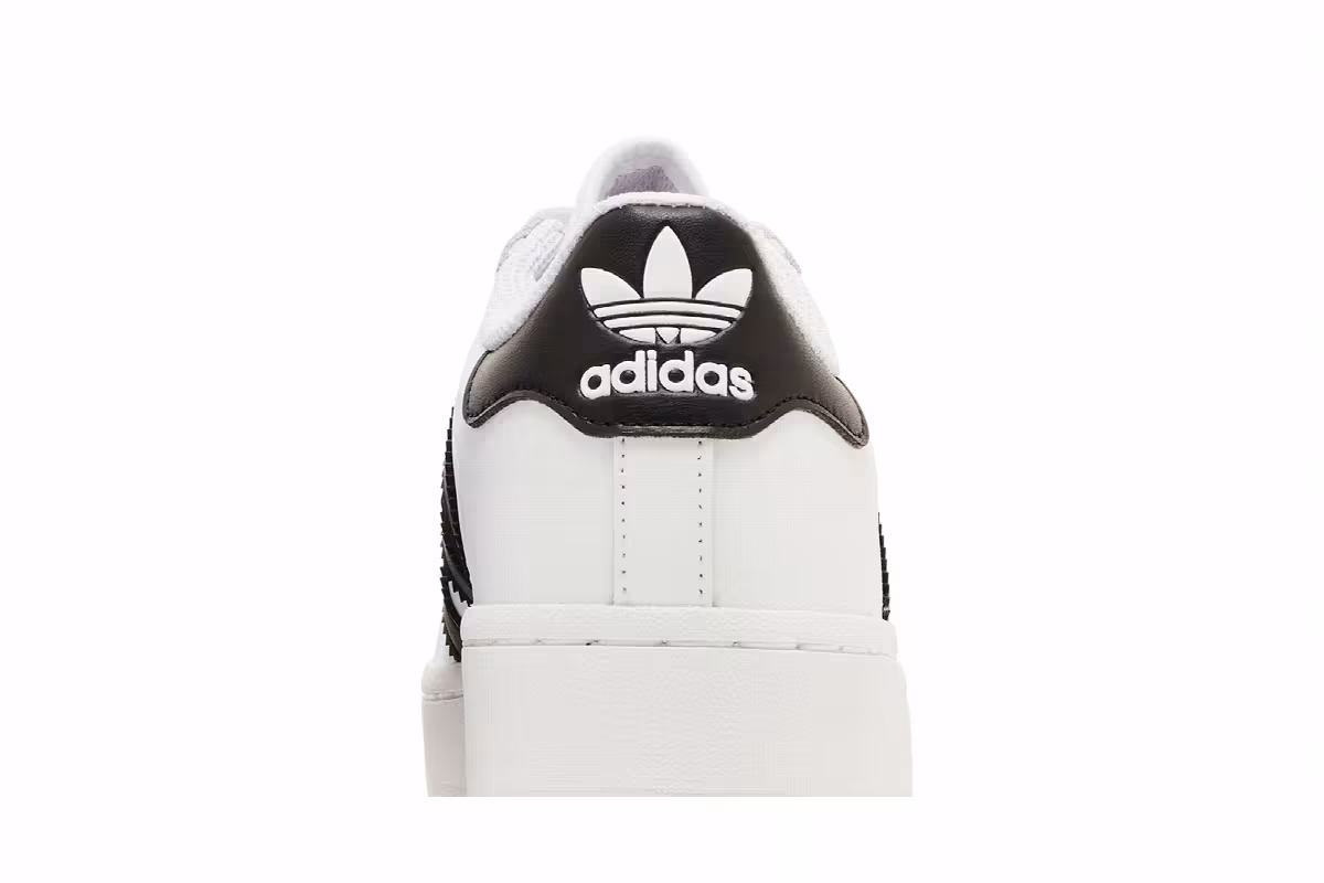 adidas Women's Superstar XLG White Black, view 8