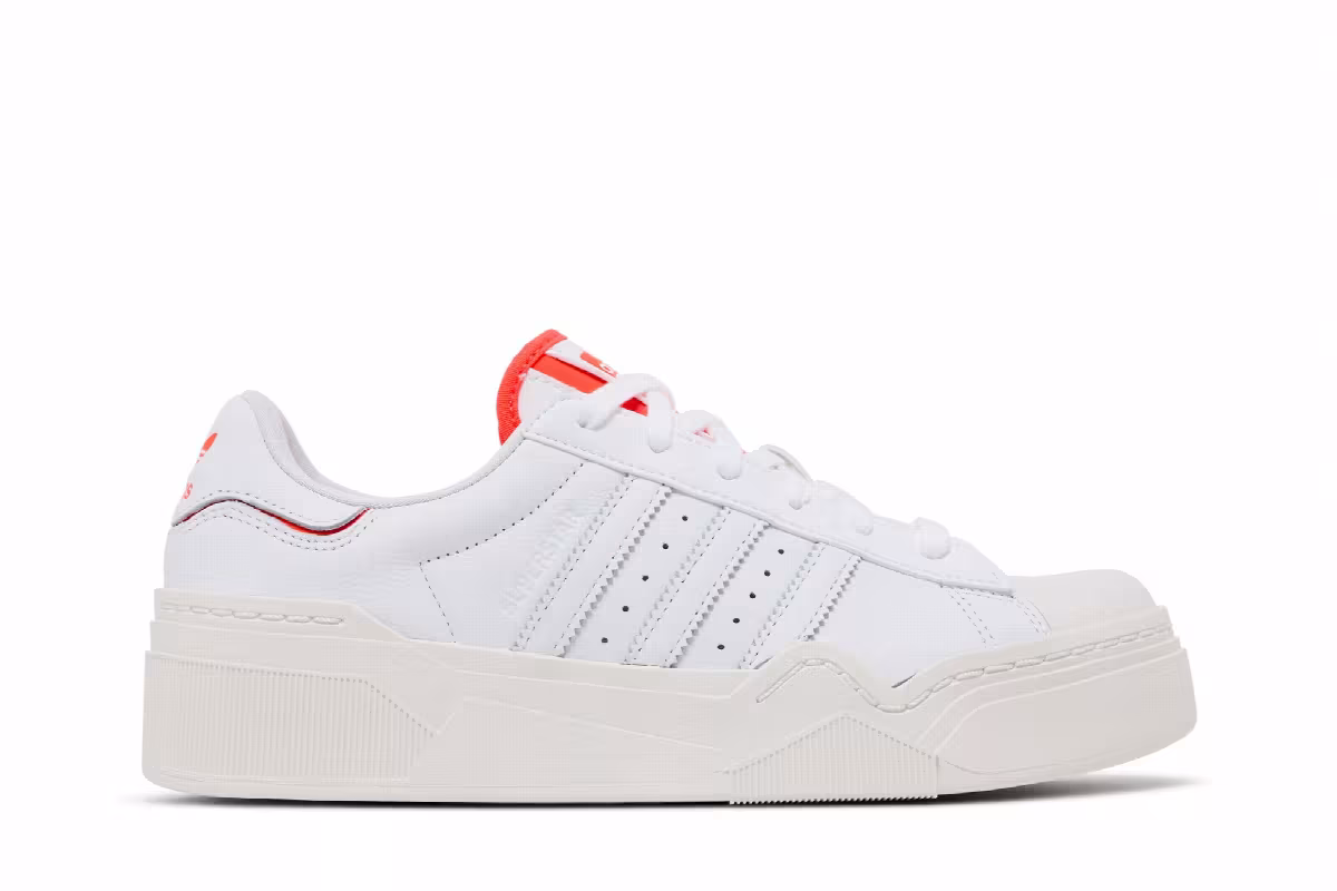 Adidas Women's Superstar Bonega 2B White Solar Red, view 2