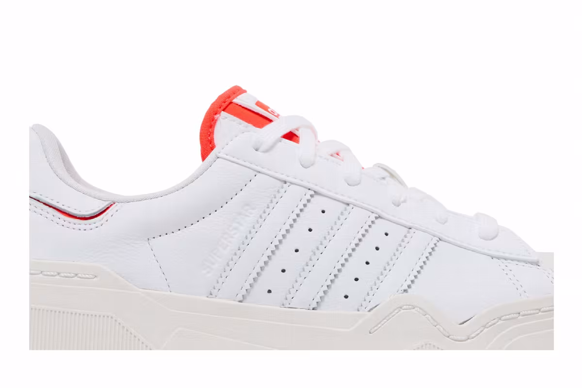 Adidas Women's Superstar Bonega 2B White Solar Red, view 3