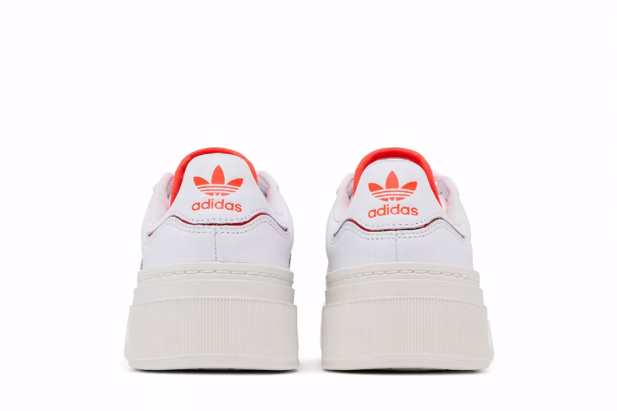 Adidas Women's Superstar Bonega 2B White Solar Red, view 7