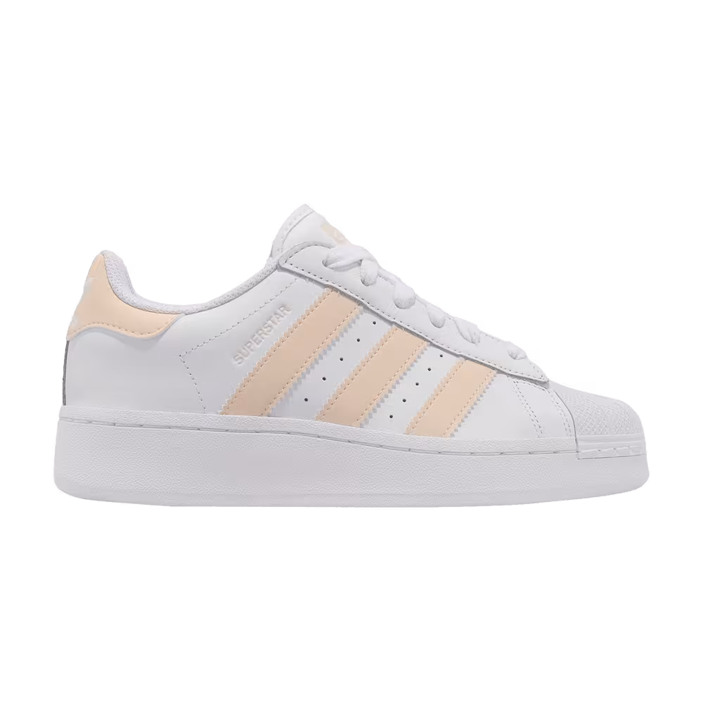 Adidas Women's Superstar XLG White Bliss Orange