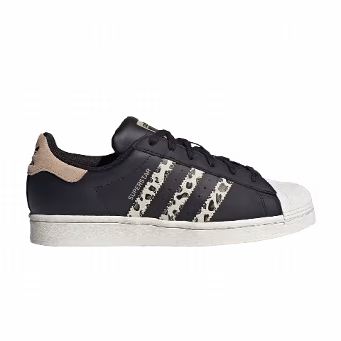 Adidas Wmns Superstar 'Black Beige Leopard'