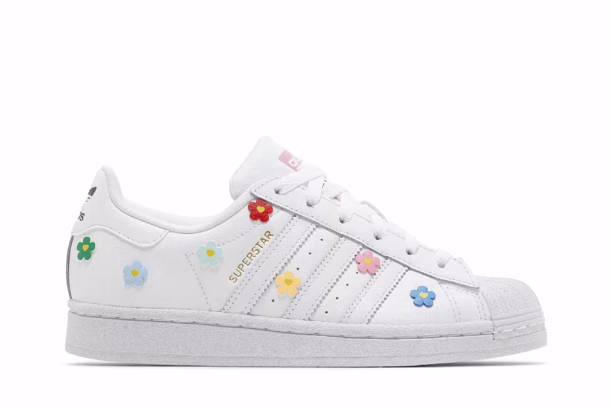 Hello Kitty x adidas Superstar J Colorful Florals, view 2
