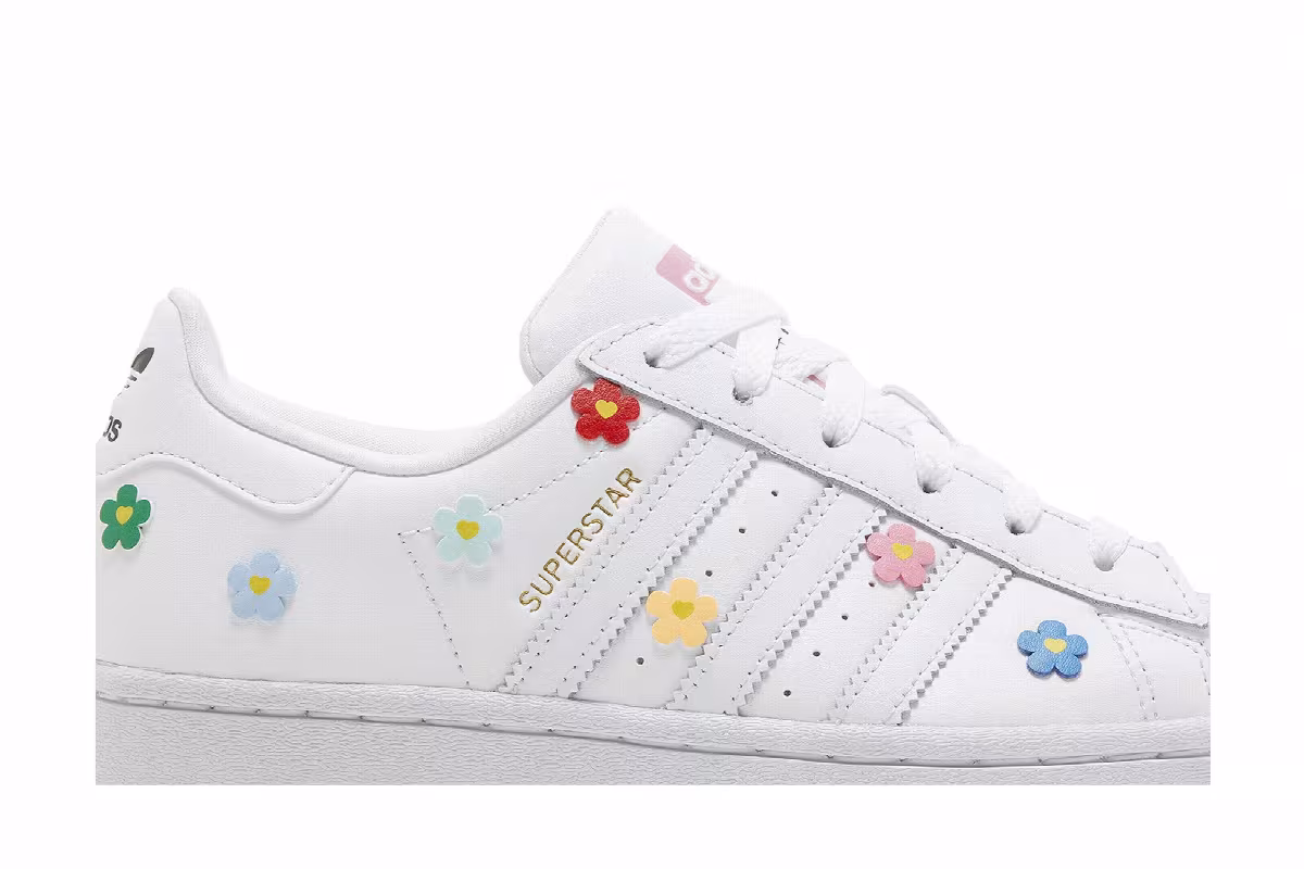 Hello Kitty x adidas Superstar J Colorful Florals, view 3