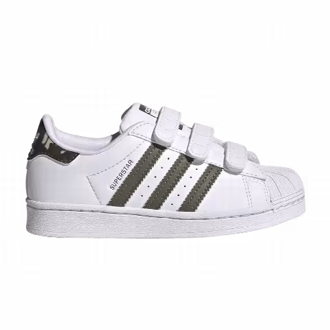 Adidas Superstar Little Kid 'White Camo'