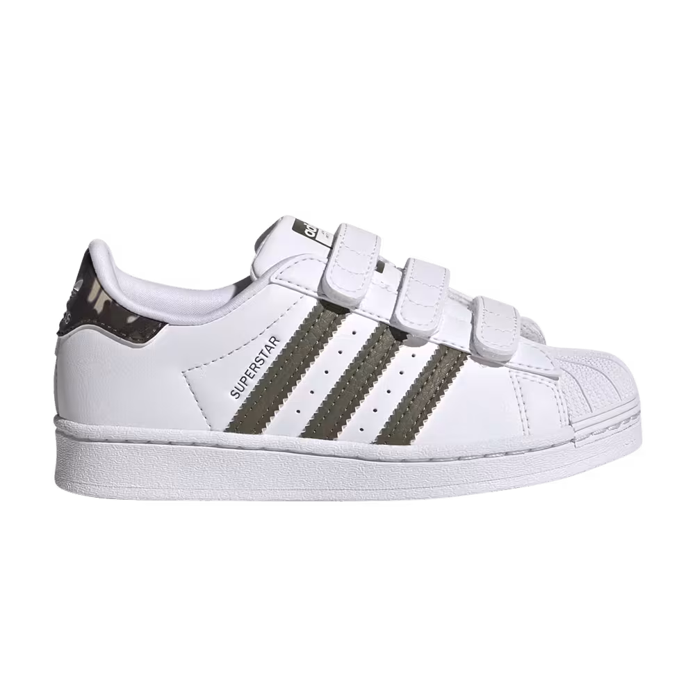 Adidas Superstar Little Kid White Camo