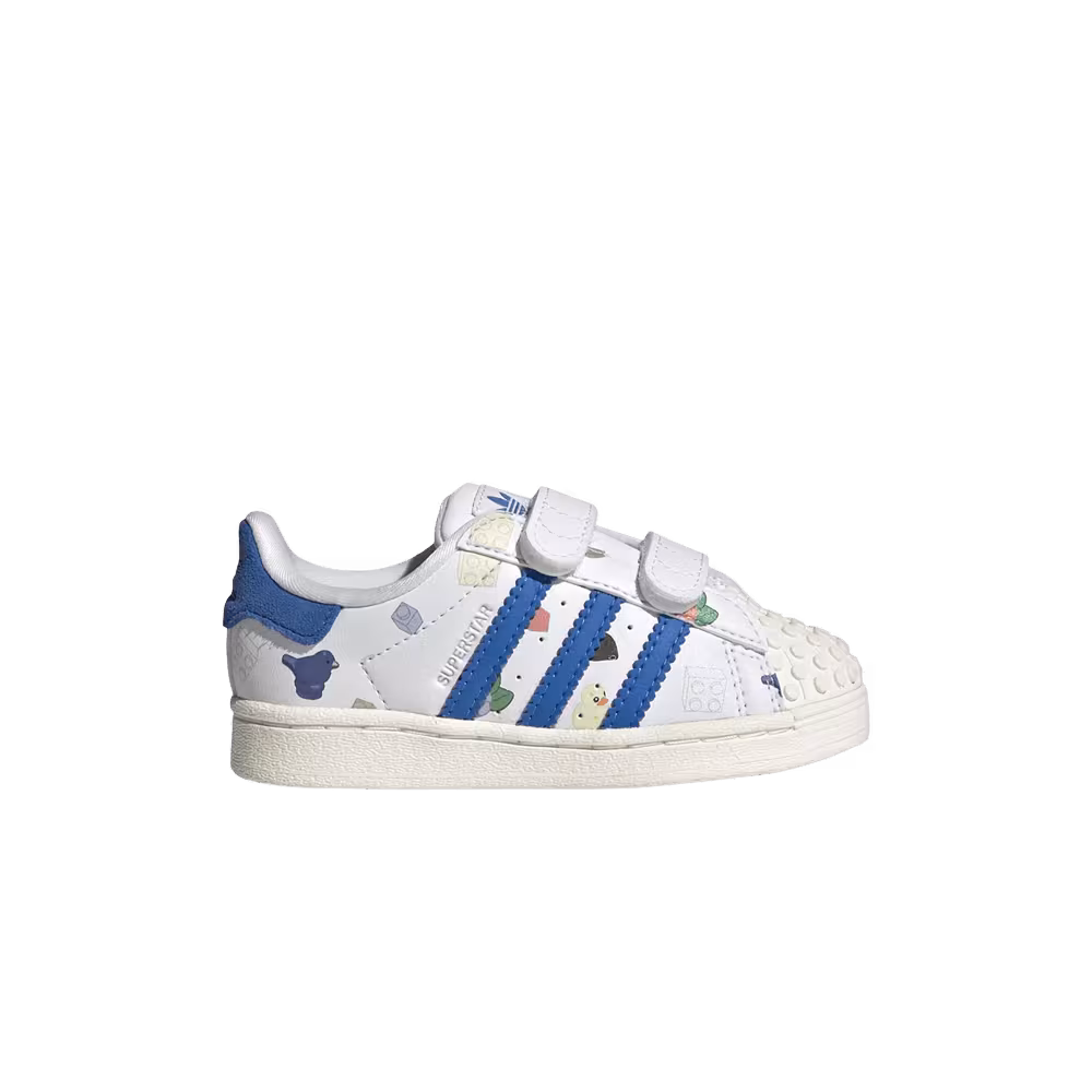 LEGO x adidas Superstar CF I Bricks And Figurine - White Royal Blue