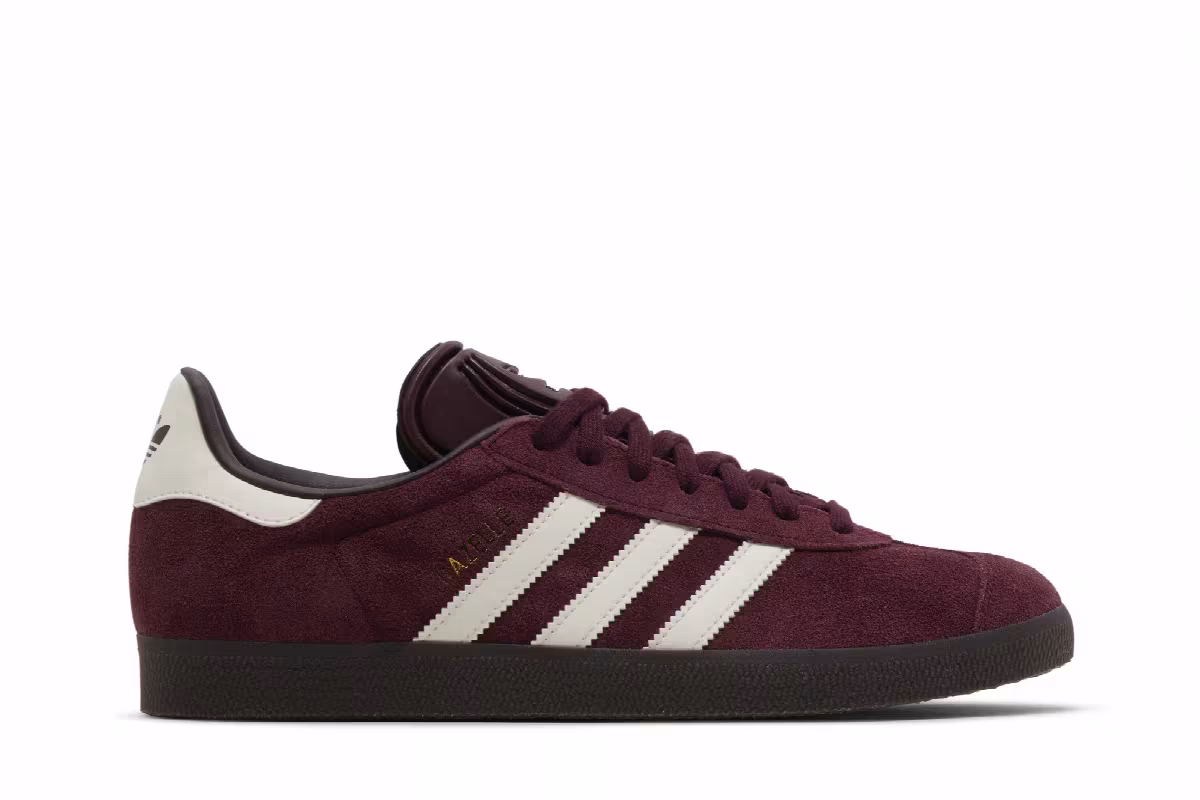 adidas Gazelle Maroon Gum, view 2