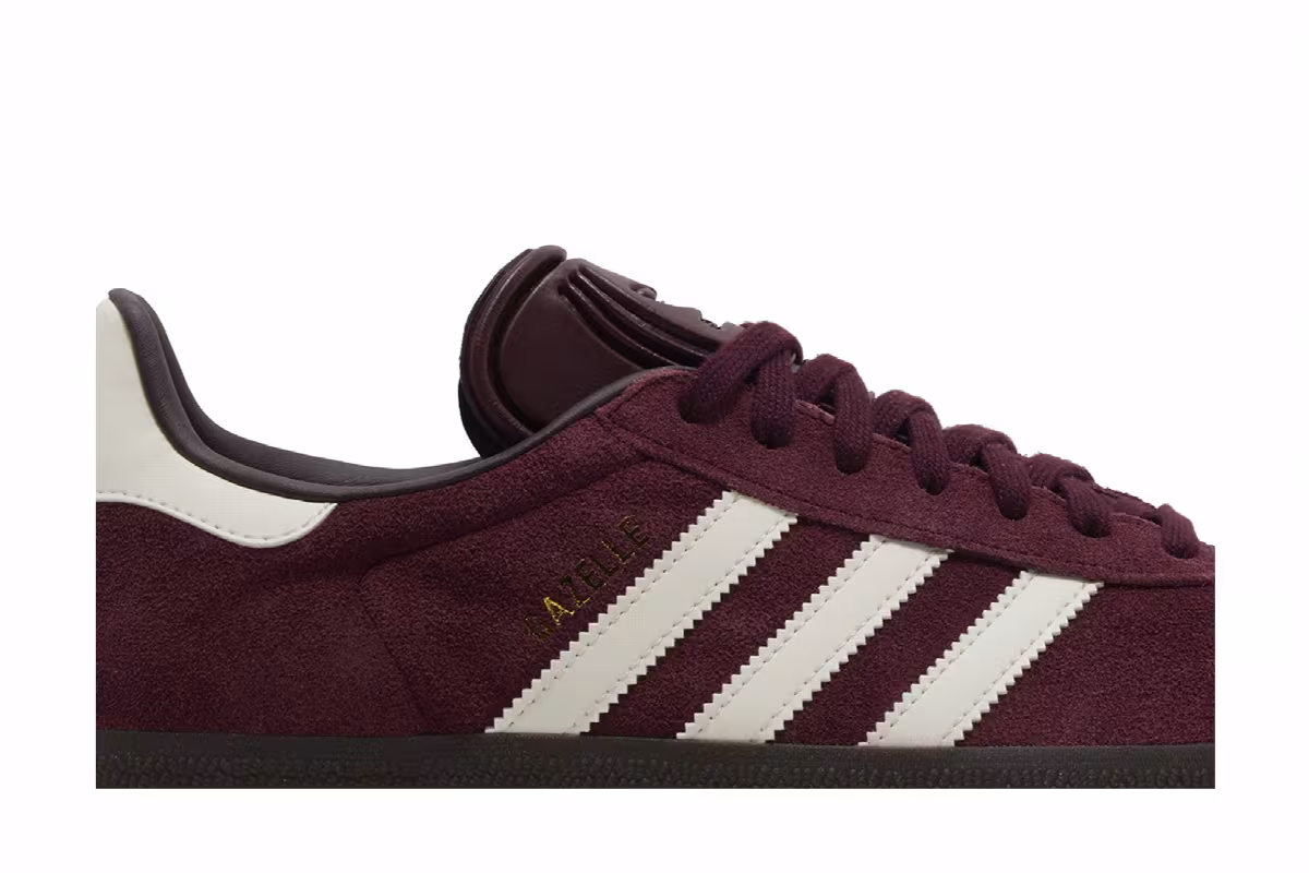 adidas Gazelle Maroon Gum, view 3