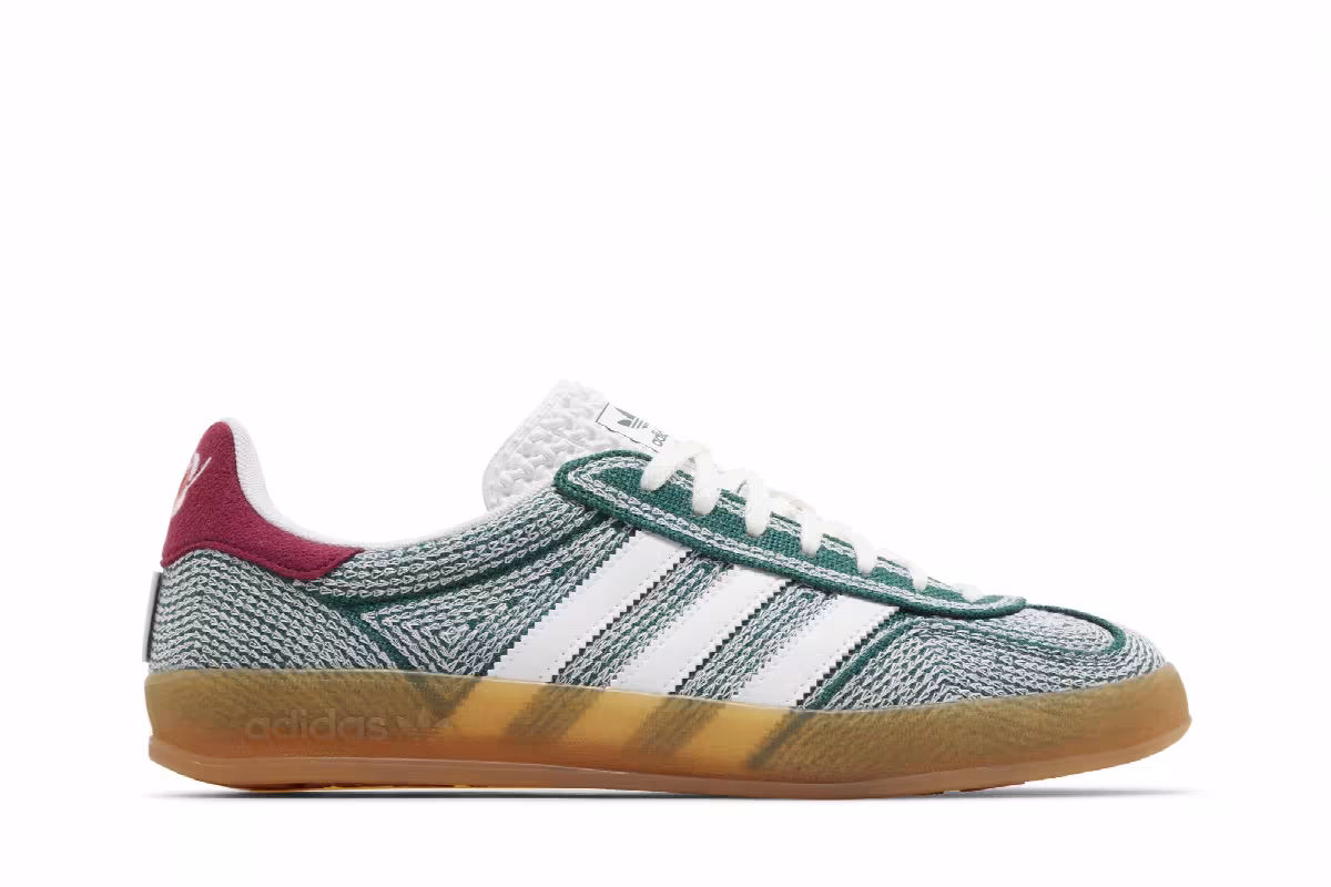 Sean Wotherspoon x adidas Gazelle Indoor Green Hemp, view 2
