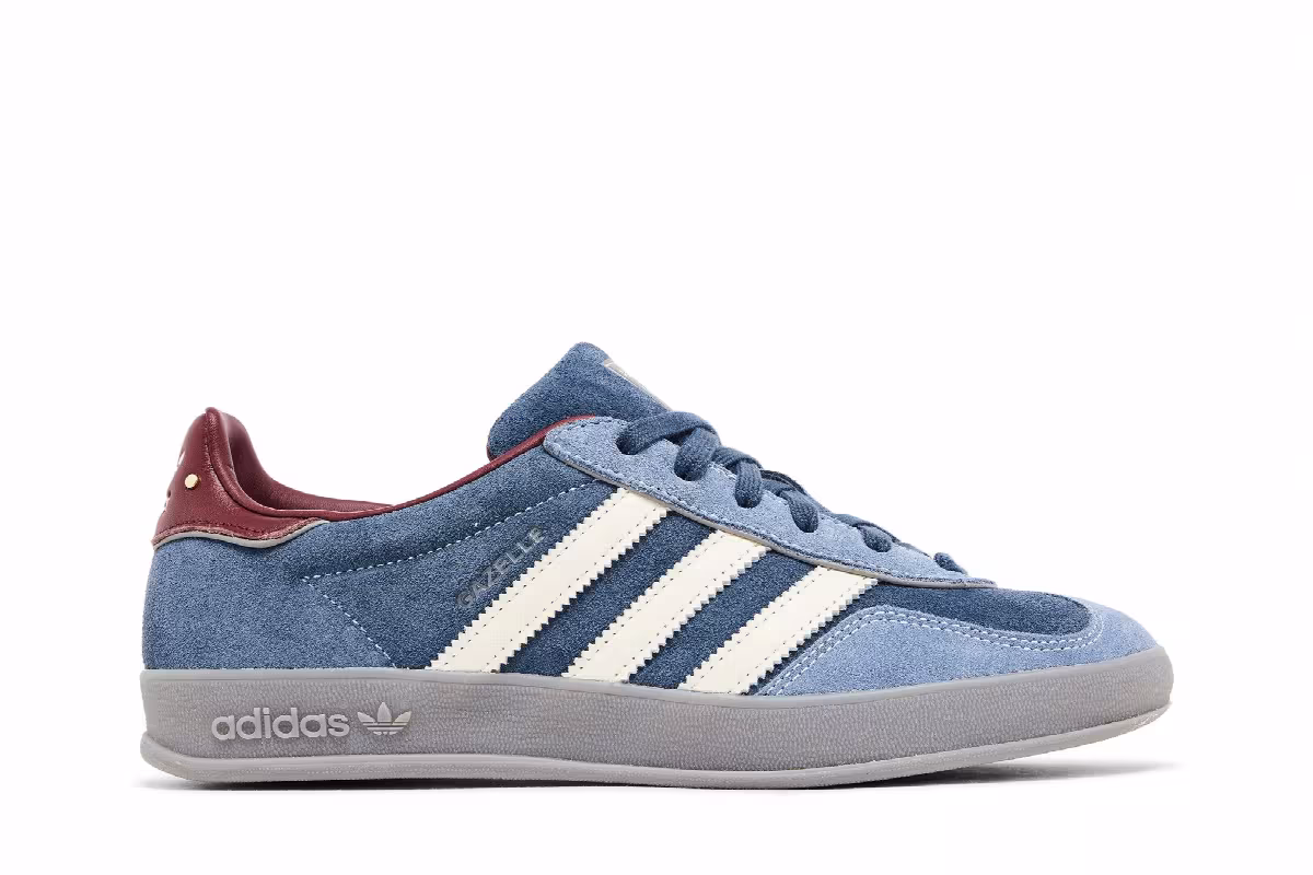 adidas Gazelle Indoor Crew Navy Burgundy, view 2