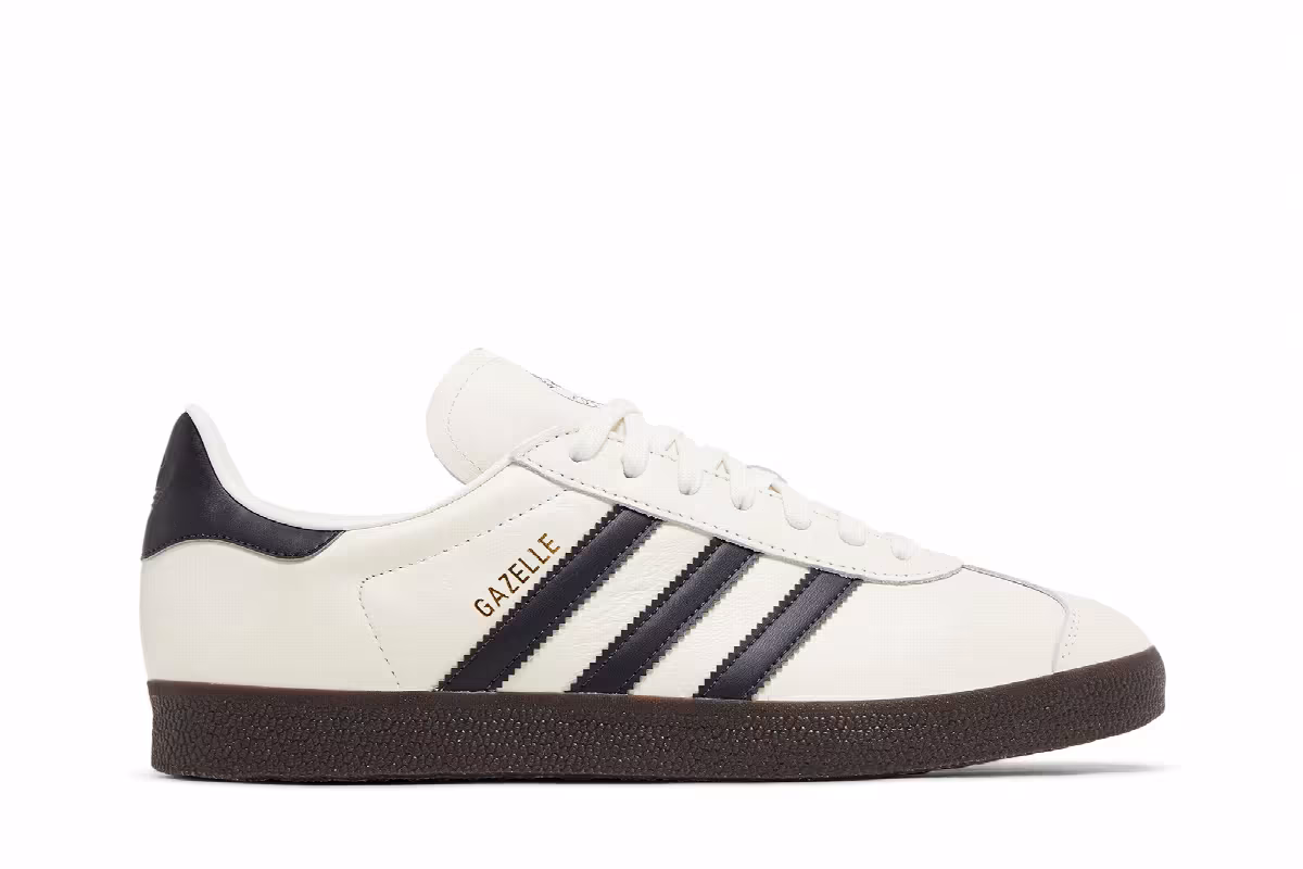adidas Gazelle Off White Black Gum, view 2