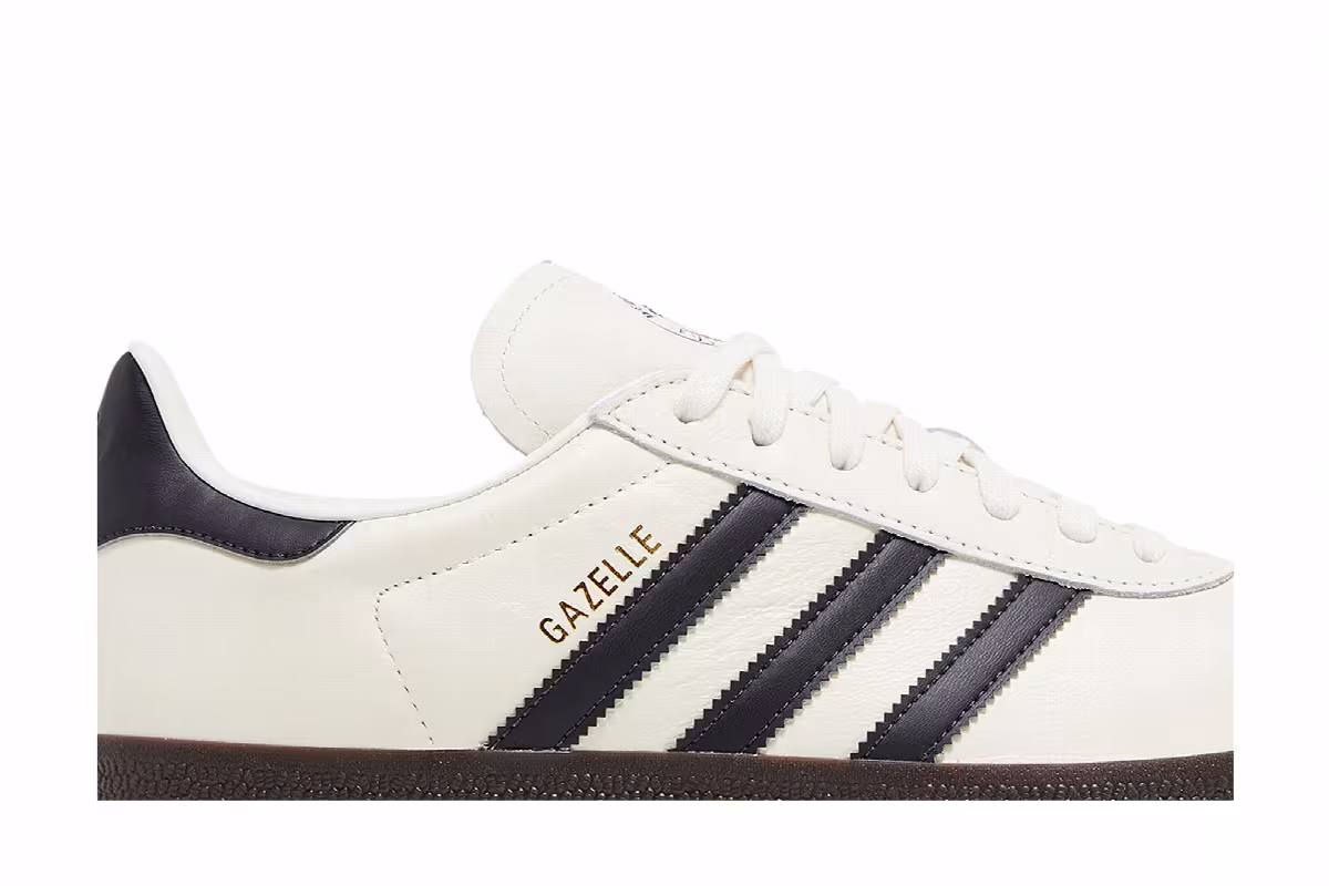 adidas Gazelle Off White Black Gum, view 3