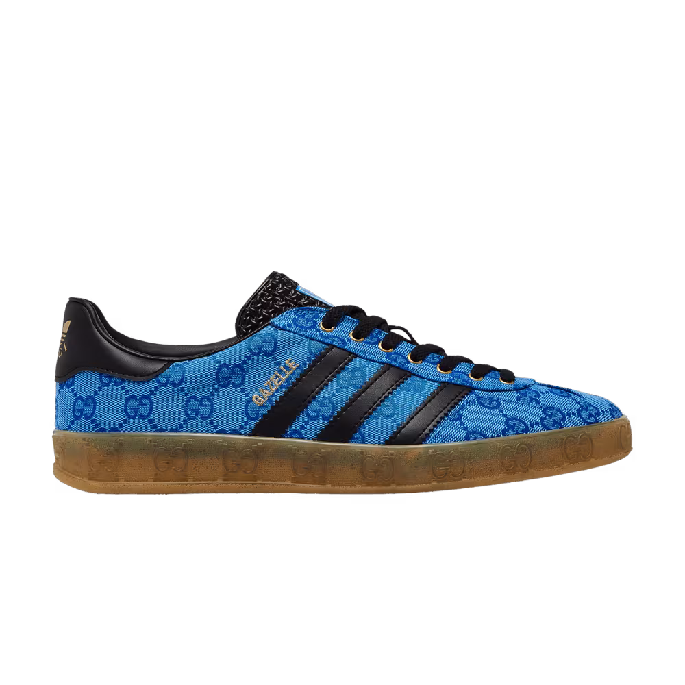 Gucci x adidas Gazelle Blue GG Monogram