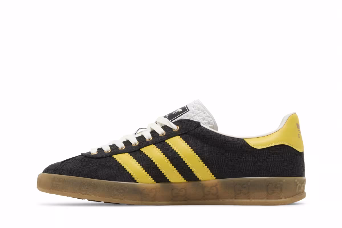 Gucci x adidas Gazelle Black GG Monogram, view 4