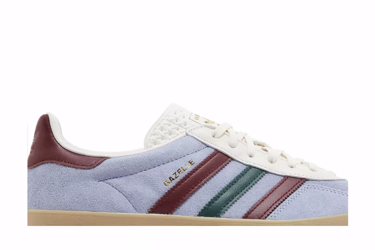 adidas Gazelle Blue Dawn Burgundy, view 3