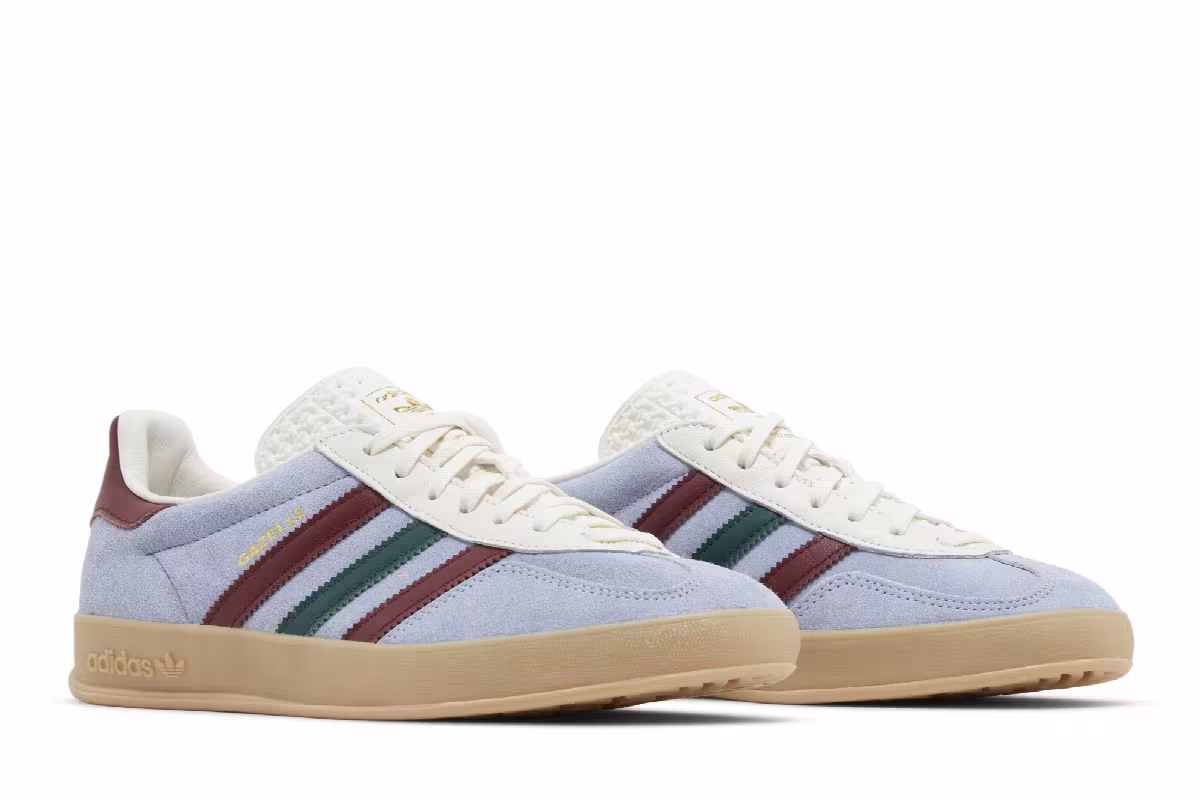 adidas Gazelle Blue Dawn Burgundy, view 9