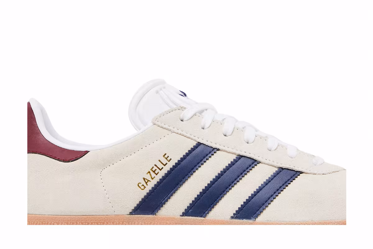 adidas Gazelle Indoor Off White Dark Blue Gum, view 3