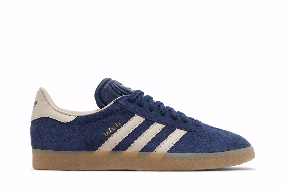 adidas Gazelle Night Indigo Taupe, view 2
