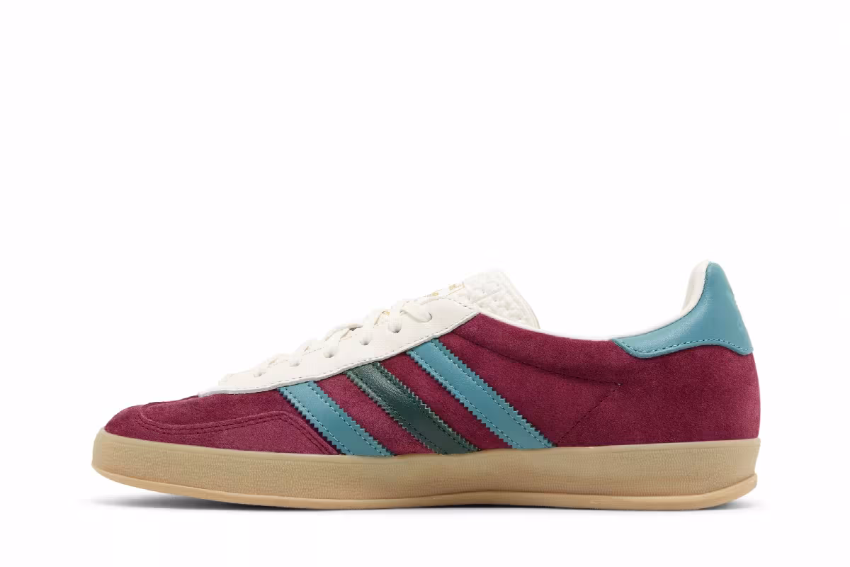 adidas Gazelle Collegiate Burgundy Green, view 4