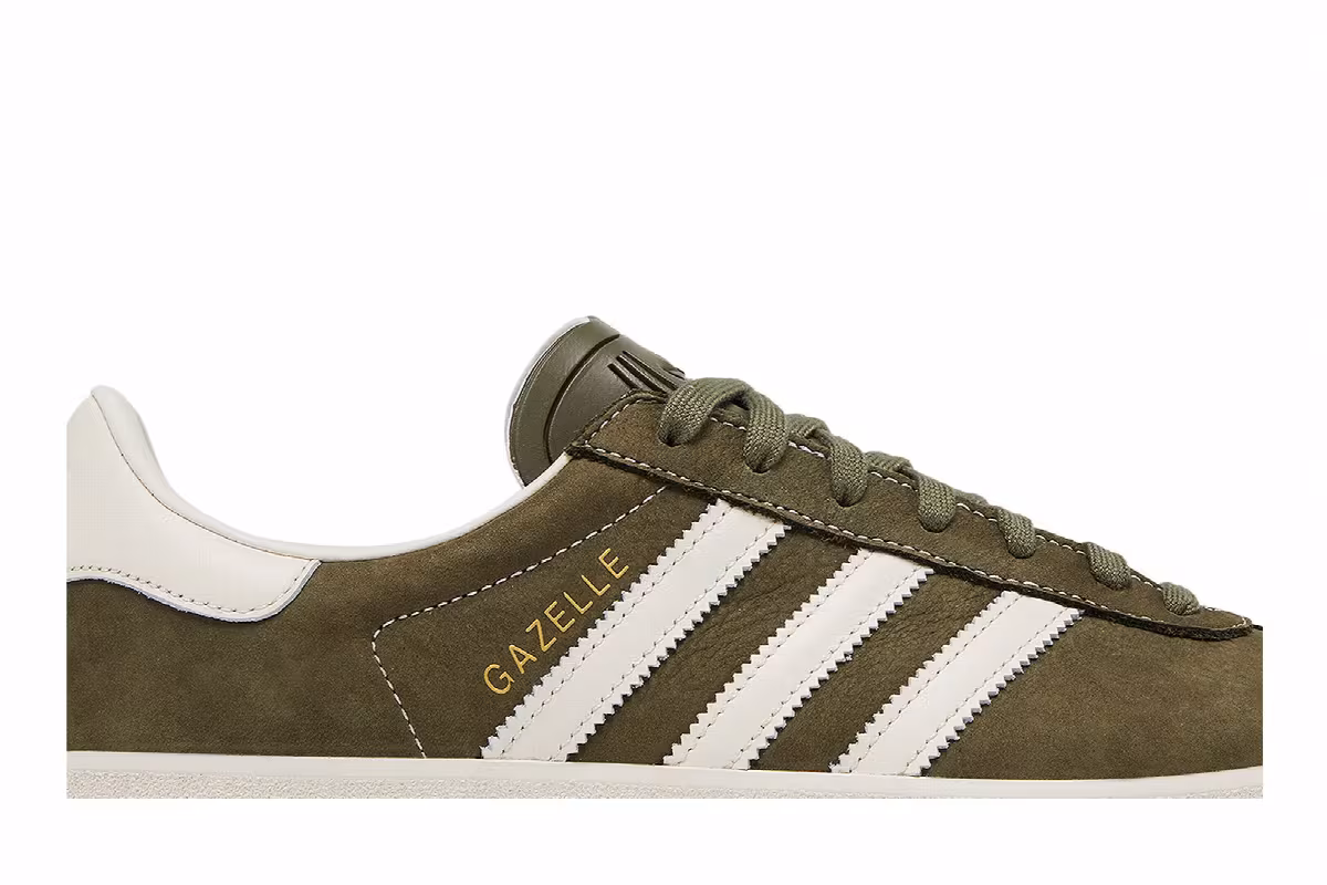 adidas Gazelle 85 Olive Strata, view 3
