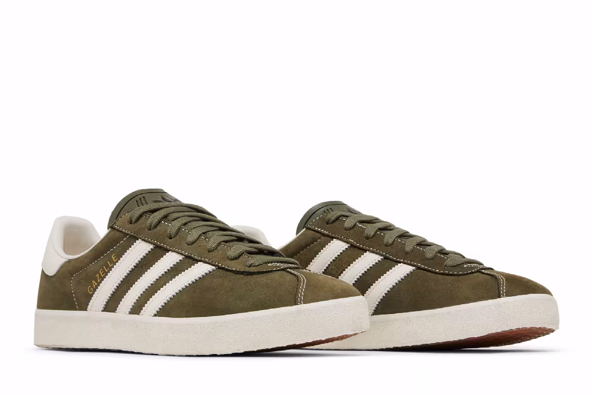 adidas Gazelle 85 Olive Strata, view 9