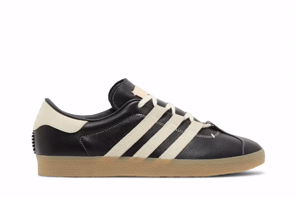 Foot Industry x adidas Gazelle Black Cream White, view 2